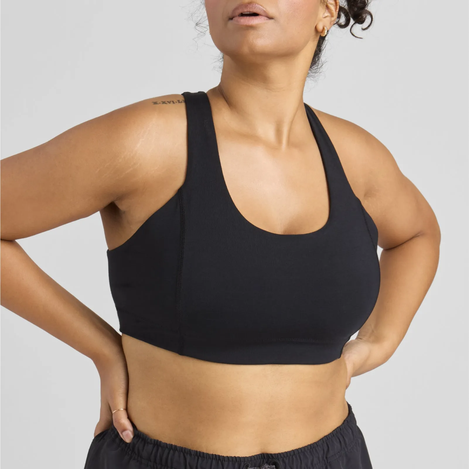 Women's Performance Sports Bra - Natural Black