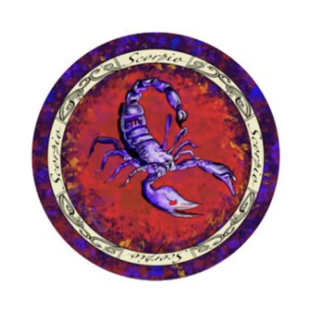 Zodiac Scorpio Sticker 3